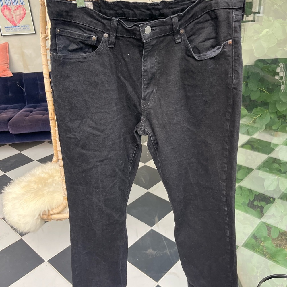 Men’s Levi’s Black Straight Leg Jeans